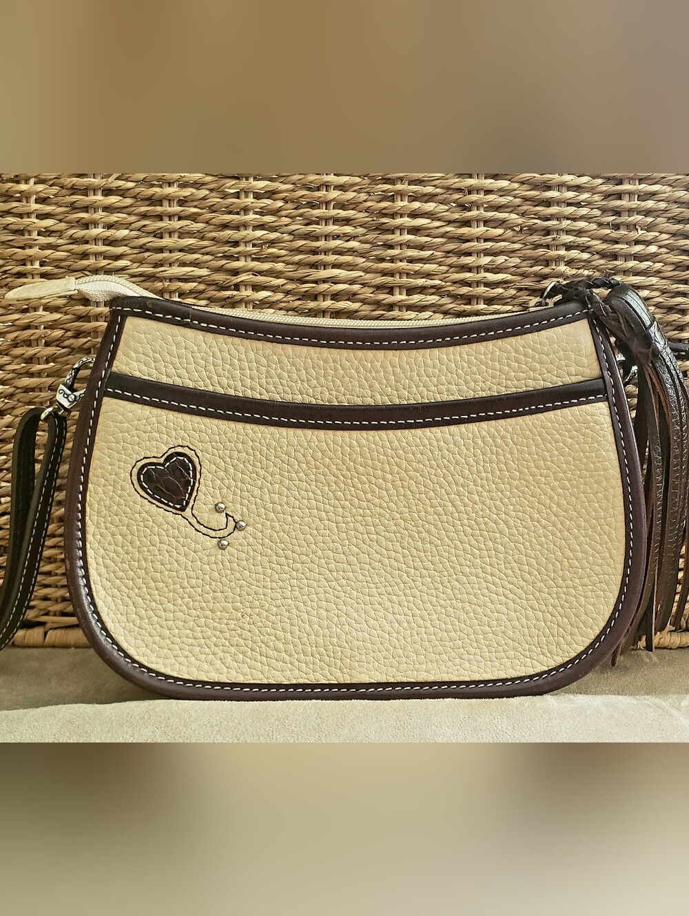 Brighton Vintage "Southern Star" Leather Western Shoulder Bag Like New Condition - Picture 11 of 13